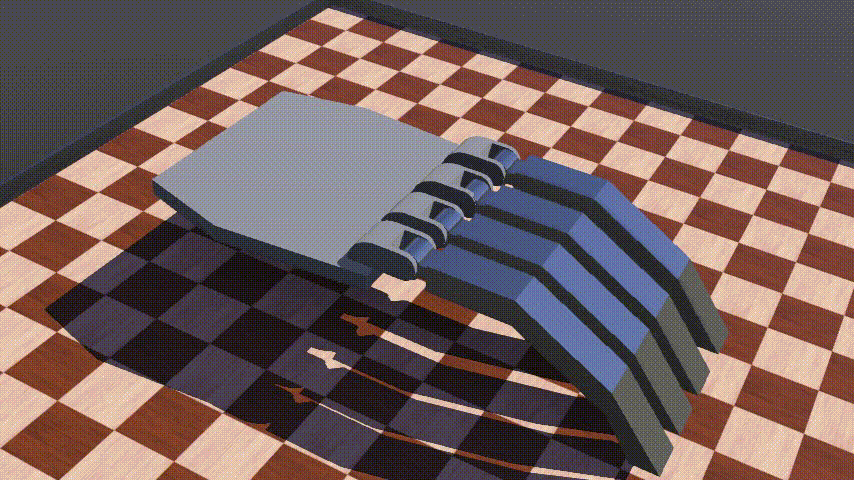 Robotic Hand Playing "Hot Cross Buns" in ROS2-controlled Gazebo simulator